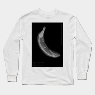 Banana X-ray (WITH text) Long Sleeve T-Shirt